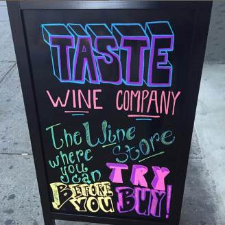 Taste Wine Company - NY, NY. Credit: Taste Wine Company.